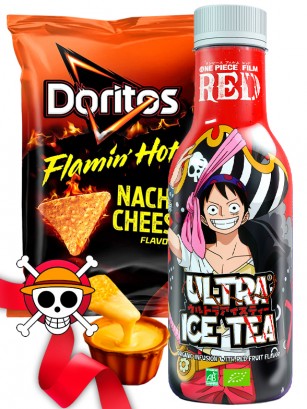 DUO PERFECTO One Piece Red Drink & Doritos Flamin | Gift Pirata